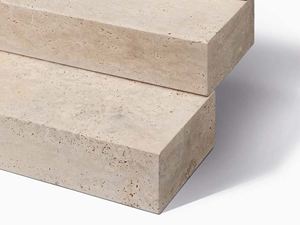Muurblokken Travertin Medium op maat gezaagd