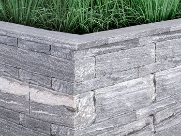 Muurbekleding Gneiss Urban Grey Line Rustiek met gras