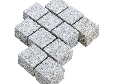 Granieten bestrating Silver Classico 10x10x8cm