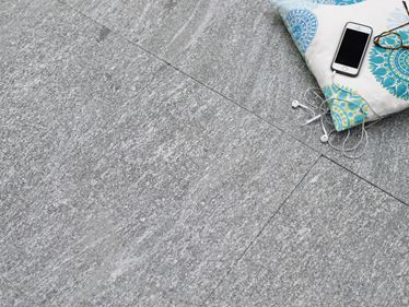 Granietplaat close-up met kussen